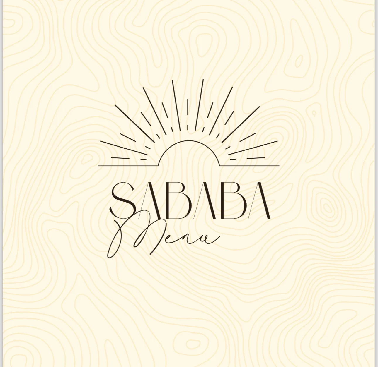 Menú y cocina de Sababa Resort